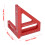Règle 3D à angles multiples 112x85x79mm argenté 45/90 2