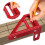 Règle 3D à angles multiples 112x85x79mm argenté 45/90 5