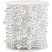 Pearl Beads Chain Garland 30m Nice Beads Rope