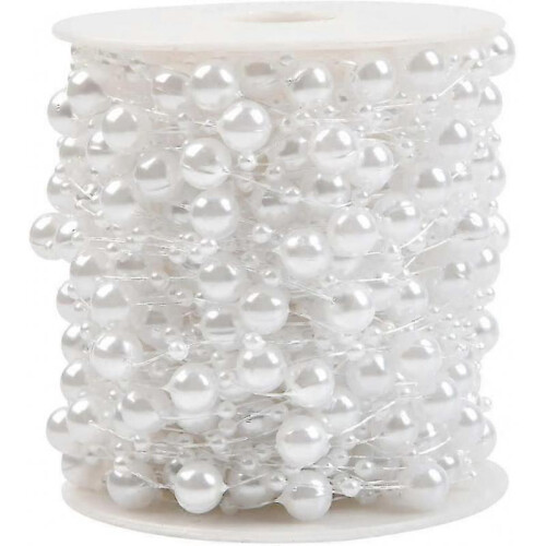 Pearl Beads Chain Garland 30m Nice Beads Rope