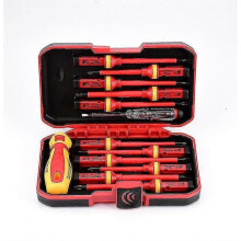 13pcs Cr-v Insulated Screwdriver Set High Voltage Magnetic Phillips Slotted Torx Screwdriver Durable Hand Tools