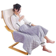 (Large, Grey) Multifunctional Usb Heating Blanket Shawl Warm-up Blanket For Women Gifts