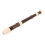 Flauto dolce soprano a 8 fori, staccabile, in ABS marrone. 10