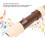 Flauto dolce soprano a 8 fori, staccabile, in ABS marrone. 6