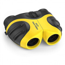 (Yellow) Kids Binocular Compact High Resolution Shockproof Binocular Toddler Gift For Bird Watching Outdoor Activities