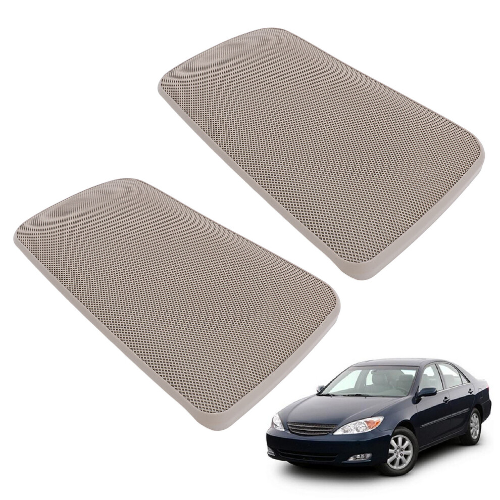 2Pcs Rear Speaker Grille Cover For Camry 2002-2006 Beige 7891331550561