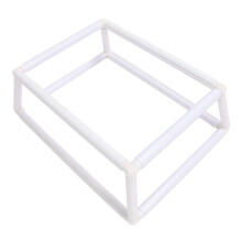 Double Layer Embroidery Frame Holder, 25x35cm & 30x40cm White Cross Stitch Hoop