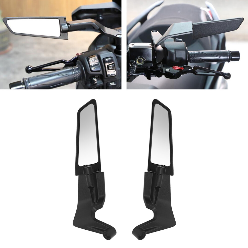 Adjustable Aluminum Alloy Rear View Wing Mirror For Nmax 125 155 Motorcycle 9371331554106