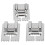 Twin Needles Presser Foot Multi Sizes Mixed 11