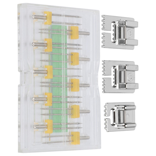 Twin Needles Presser Foot Multi Sizes Mixed 2