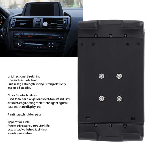 Supporto per tablet da auto, in nylon, per tablet da 8–14 pollici 2