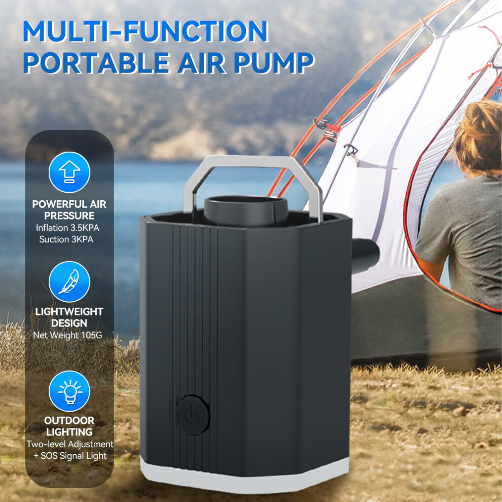 Rechargeable Wireless Air Pump 1600mAh Portable Inflator for Pools and Inflatables-image-OPC-PJ9XSJH-NEW
