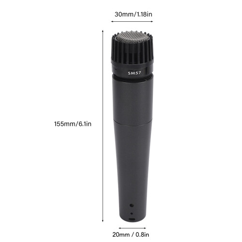 Cardioid Dynamic Vocal Microphone - High Sensitivity, Wired 50-16000Hz 1