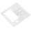 Sewing Machine Needle Plate Q235 Steel 8x8.1cm Mirror Surface 14