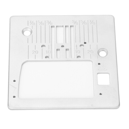 Sewing Machine Needle Plate Q235 Steel 8x8.1cm Mirror Surface 2