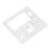 Sewing Machine Needle Plate Q235 Steel 8x8.1cm Mirror Surface 15
