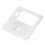 Sewing Machine Needle Plate Q235 Steel 8x8.1cm Mirror Surface 10