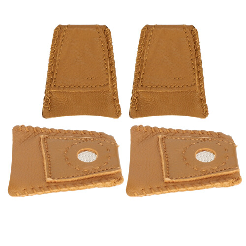 Sewing Finger Sleeve Knitting Thimble Leather 2