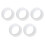 Silicone Smart Ring Cover for Oura Ring Gen3, 1.8cm, 5 Pack 1