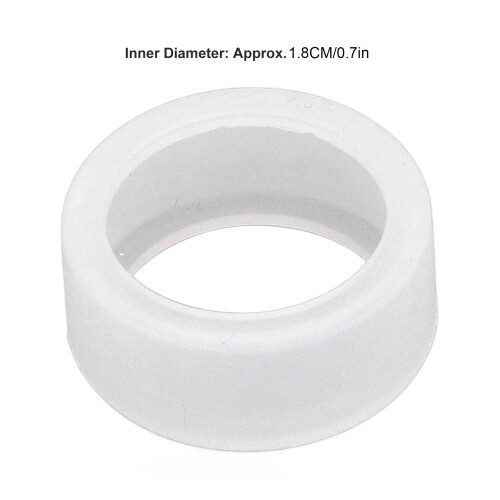 Silicone Smart Ring Cover for Oura Ring Gen3, 1.8cm, 5 Pack 1
