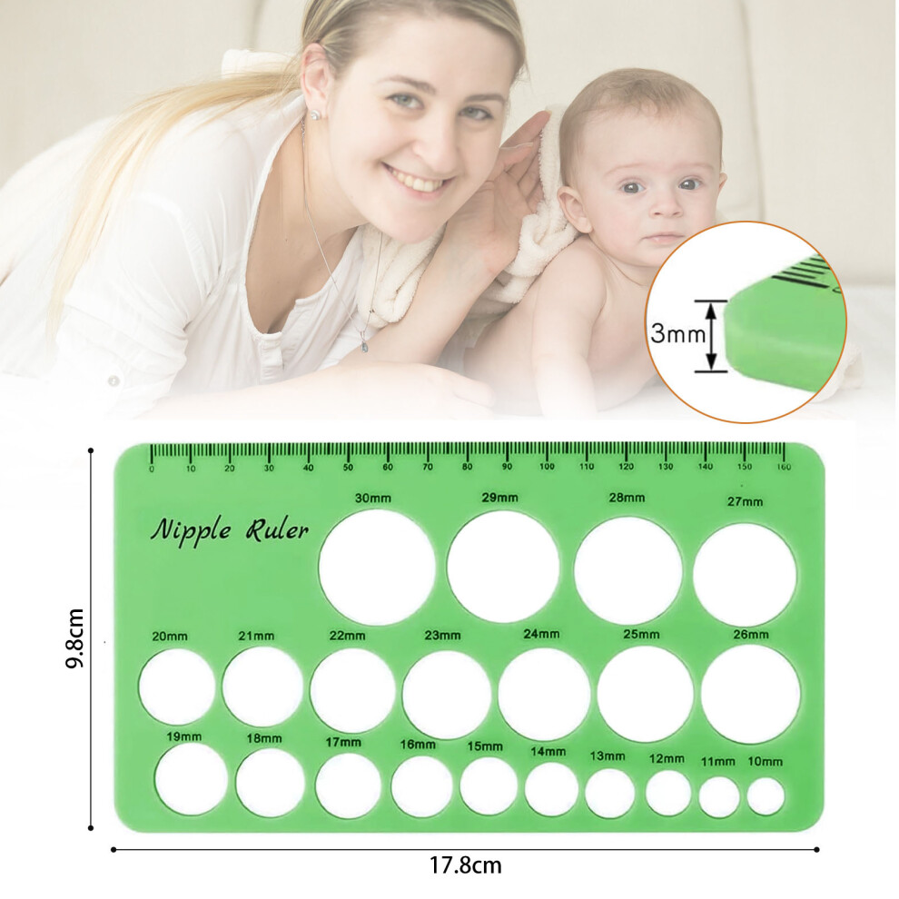 Essential Nipple Measuring Tool with 1.5M Ruler for New Moms
