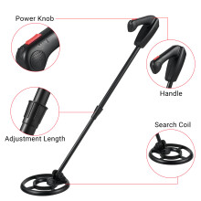 Kids Waterproof Metal Detector 7.3" Adjustable Gold Treasure Finder