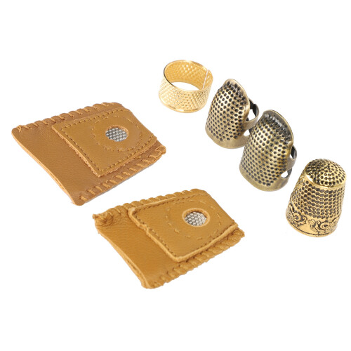 Sewing Thimble Kit Finger DIY Handwork Protector 1