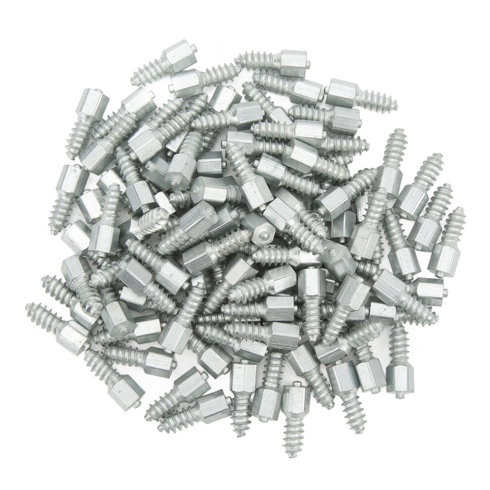 100Pcs Snow Tyre Screw M8 Thread Universal Anti 9121376069635