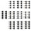 80Pcs High Heel Tip Caps TPU polyurethane Iron 5