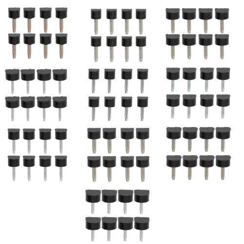 80Pcs High Heel Tip Caps TPU polyurethane Iron