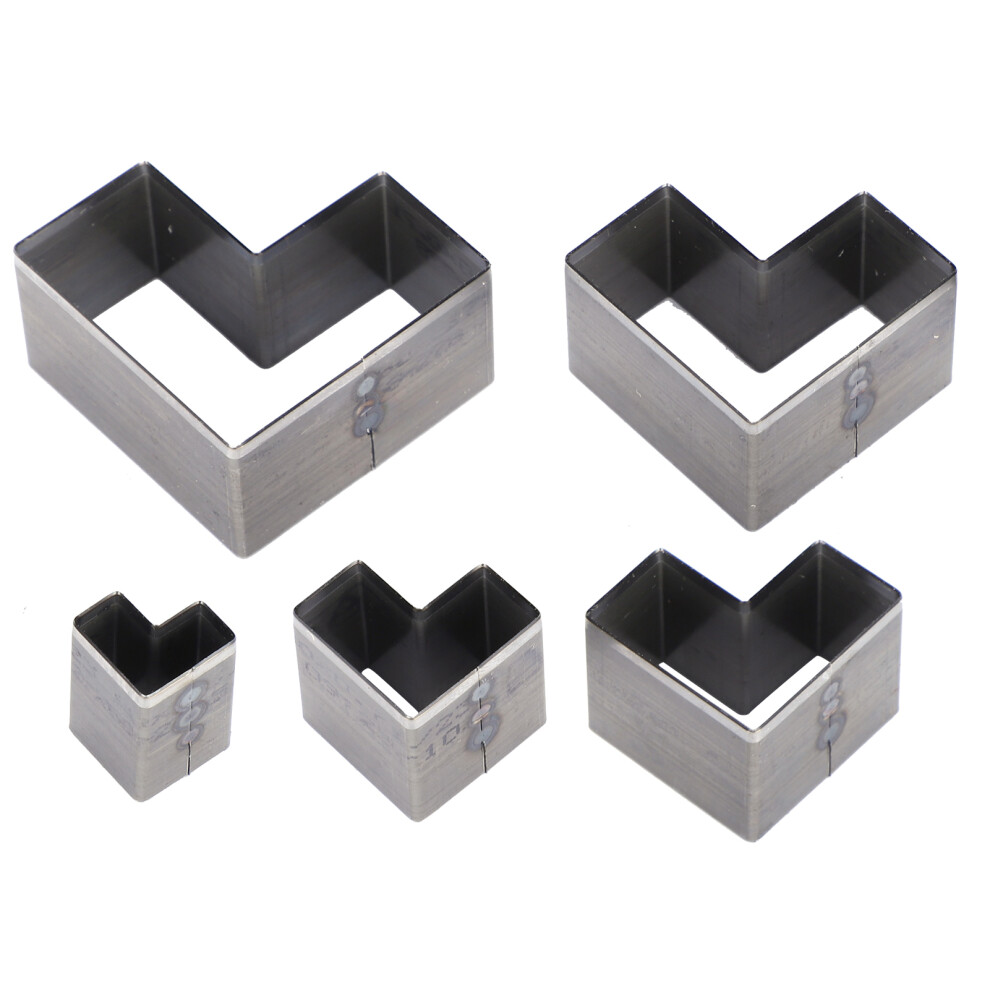 5Pcs Leather Cutting Dies Set Hollow Punch Cutter