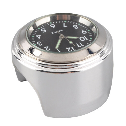 Motorcycle Handlebar Clock Chrome Plating Precise 1