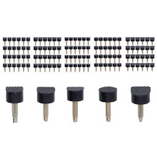 120Pcs High Heel Tip Caps TPU Polyurethane Iron