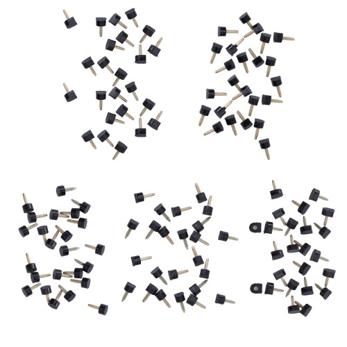 120Pcs High Heel Tip Caps TPU Polyurethane Iron 1
