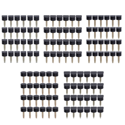 120Pcs High Heel Tip Caps TPU Polyurethane Iron 2