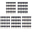 120Pcs High Heel Tip Caps TPU Polyurethane Iron 5