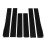 Car Side Skirts 2.2m Glossy Black Rocker Panel 2