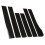 Car Side Skirts 2.2m Glossy Black Rocker Panel 4