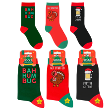Mens Christmas Socks Pack Of 3 Mens Christmas Stocking Fillers