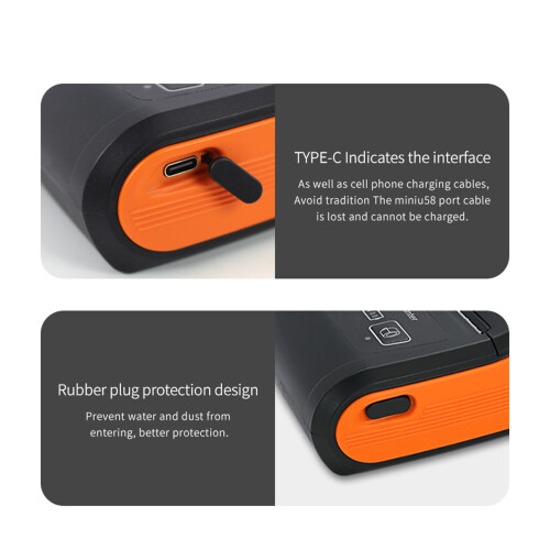 Mini Portable Thermal Receipt Printer USB Bluetooth HD 57mm x 50mm 2