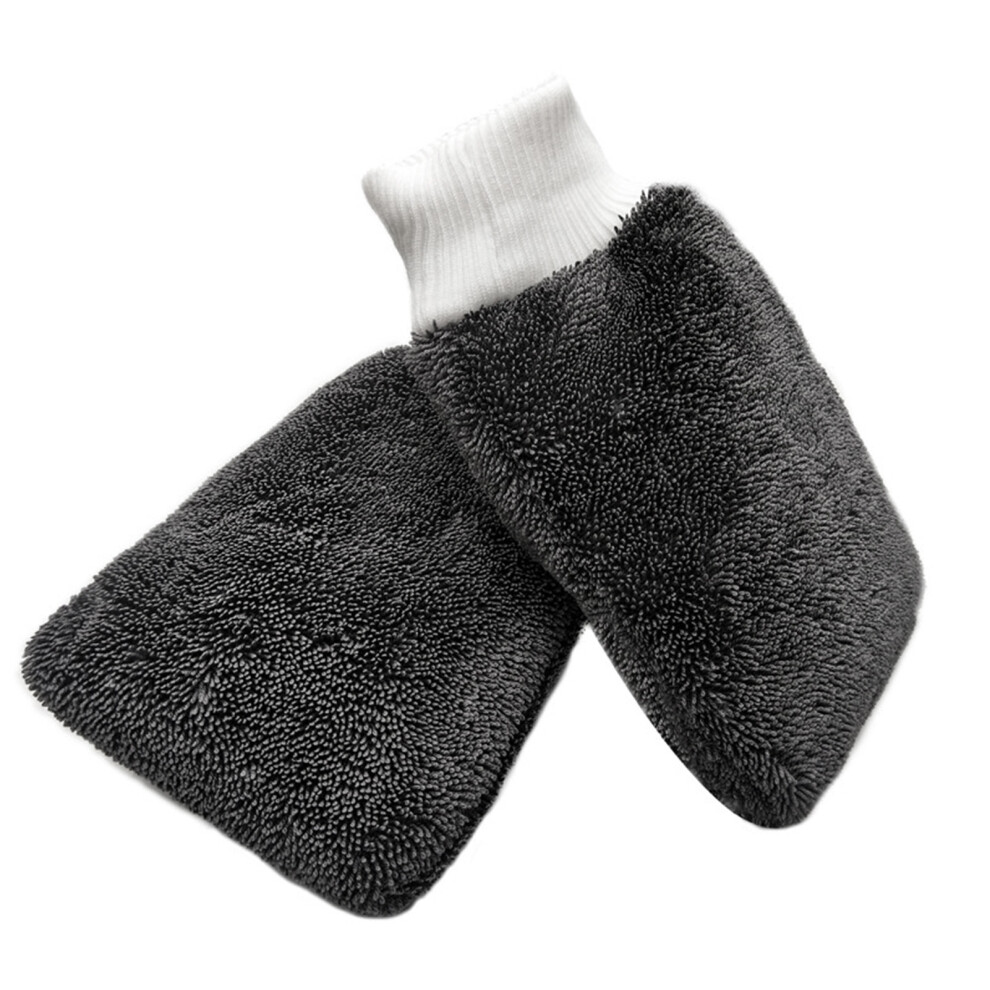 Microfiber Wash Mitt Super Absorbent Dual Sided 9121376070860