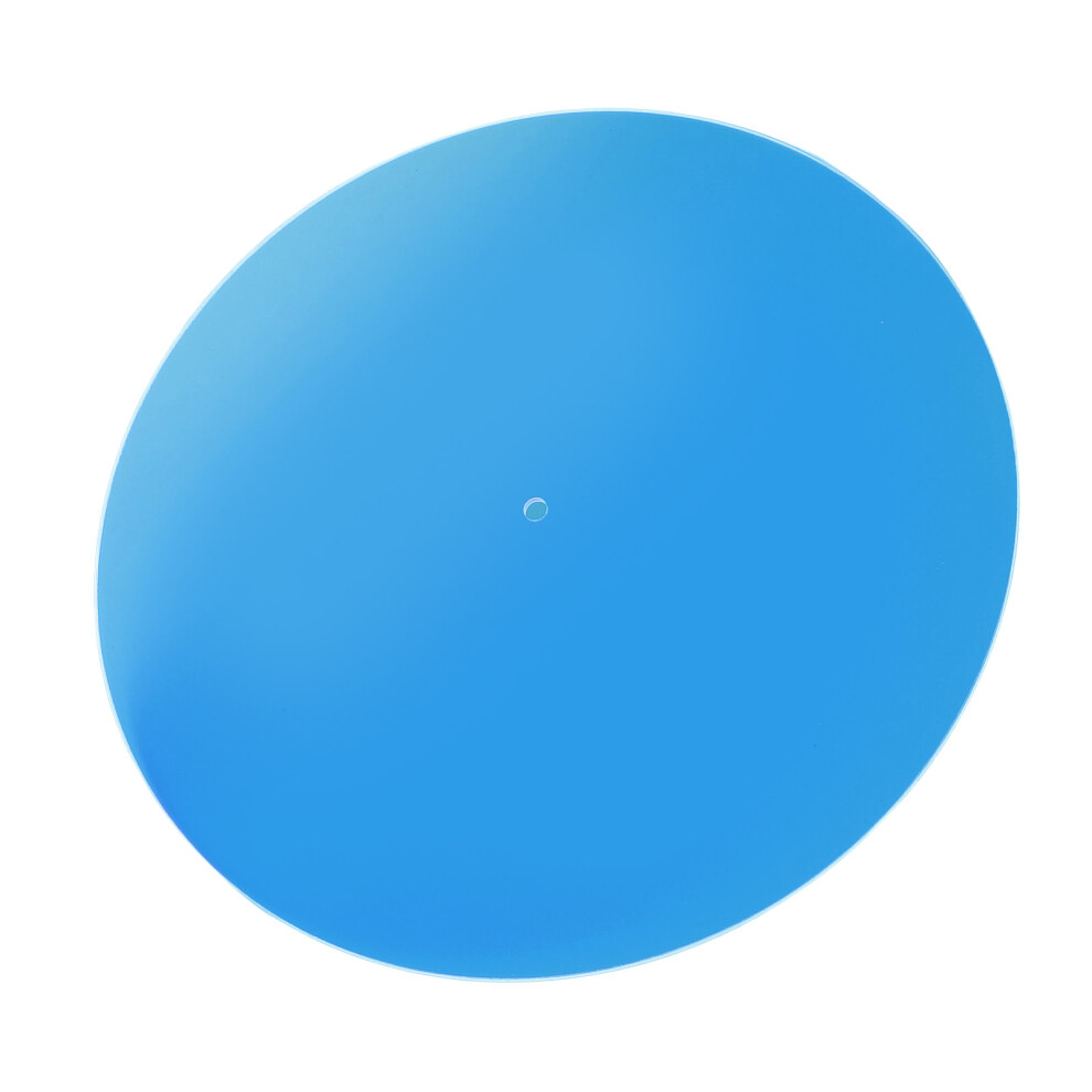 Transparent Acrylic Turntable Mat For 12 Inch Records Low Noise Slipmat Blue 4961331579534