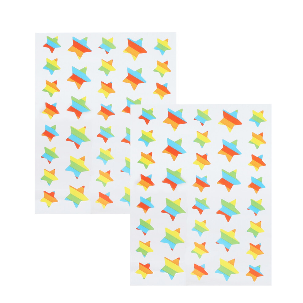 72pcs Colorful Star-Shaped Hydrocolloid Pimple Patches for Healing