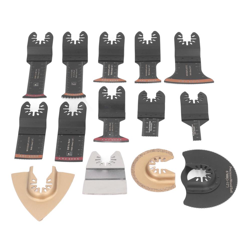 14Pcs Hss Stainless Steel Oscillating Saw Blades For Wood Metal Plastic 6911331582414