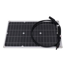 20W 18V flexibles Monokristall-Panel 420x280x3mm Schwarz