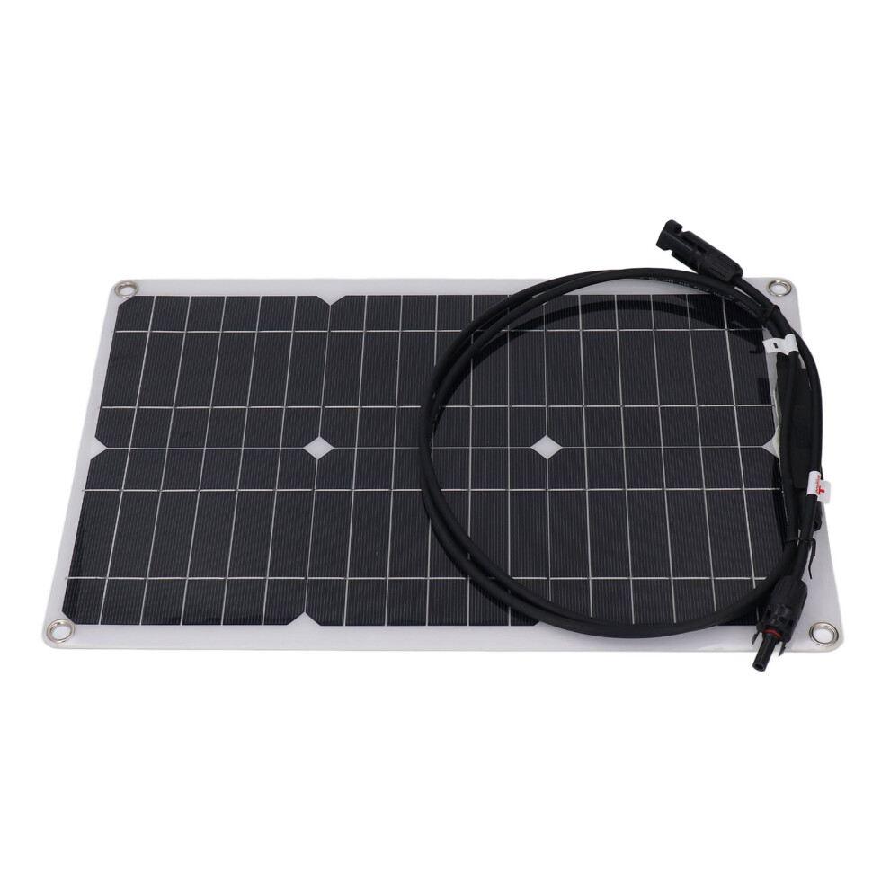 20W 18V Flexible Monocrystalline Solar Panel For 12V Battery Charging 3601331582479