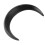 2 Stück mondförmige Haarforken - 2 Größen, Schwarz 8