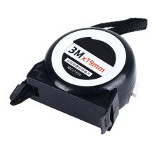 Cinta métrica auto-bloqueante de acero esmerilado 3m x 19mm