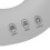 Soft Rebound Prone Cushion for Face Down Massage in Grey 10