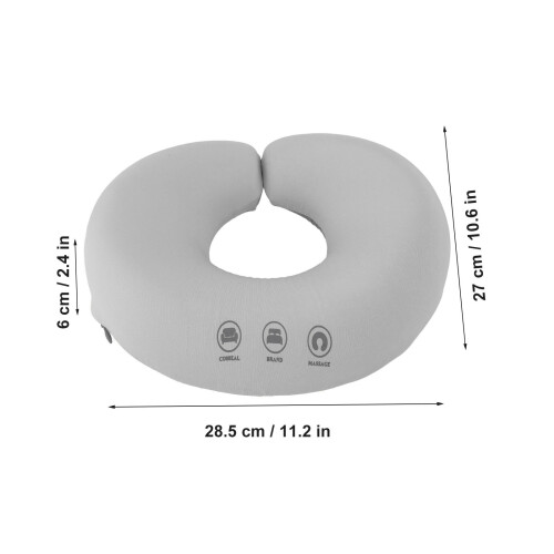Soft Rebound Prone Cushion for Face Down Massage in Grey 1